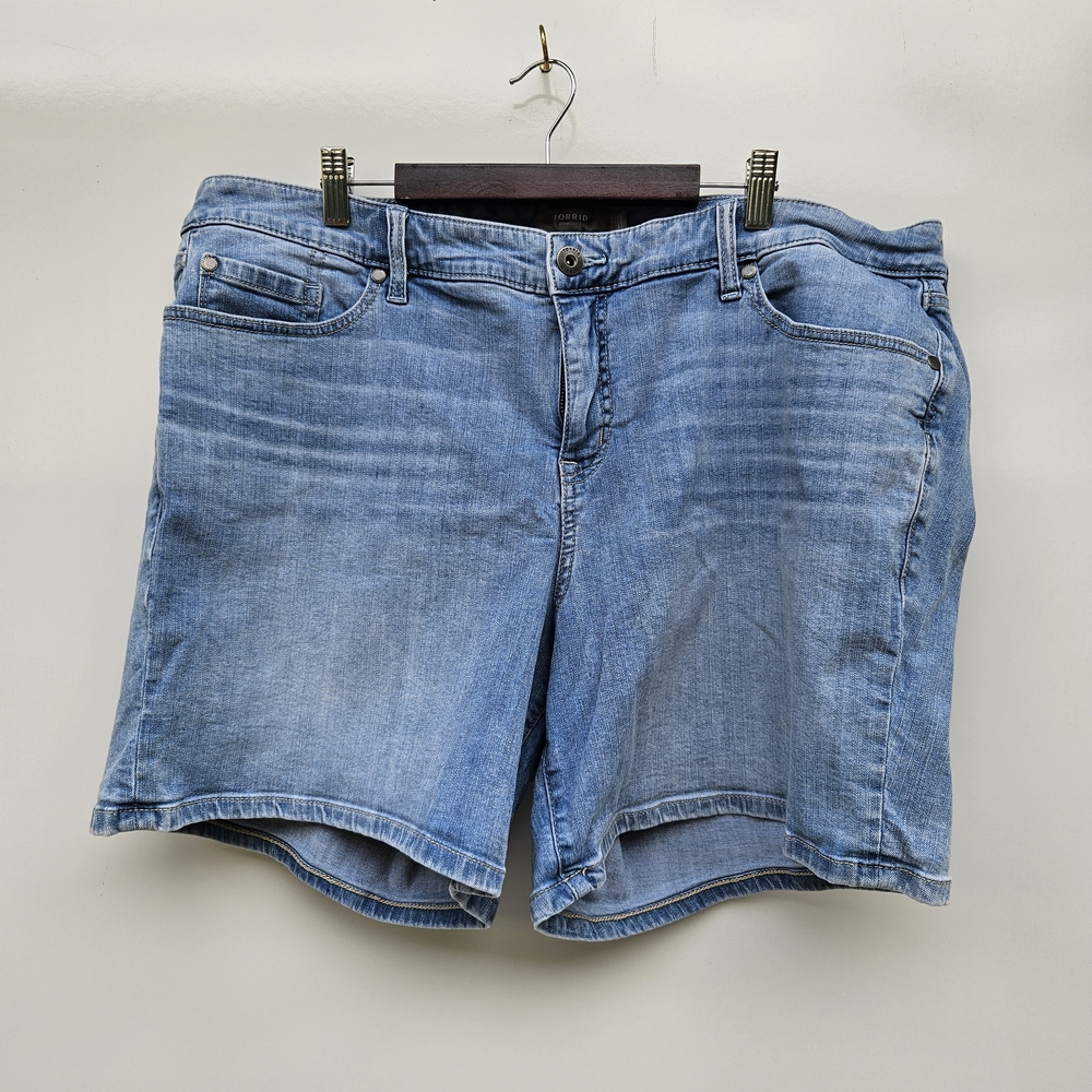 Torrid Light Blue Jean Shorts